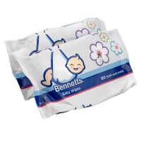 Bennetts Baby Wipes 80's X 2 Photo