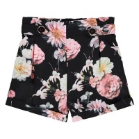 Firetrap Junior Girls Crepe Shorts - Midnight Floral [Parallel Import] Photo