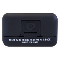 Christian Art Gifts There Is No Friend As Loyal As A Book Black Photo
