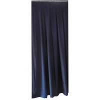 Matoc Readymade Curtain Café -LinenLook -Taped -Lined -Navy Photo