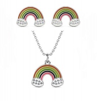 Destiny 925 Silver Kid's Rainbow Set with Swarovski Crystals Photo