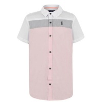 SoulCal Junior Boys Short Sleeve Shirt - Pink C/Block [Parallel Import] Photo
