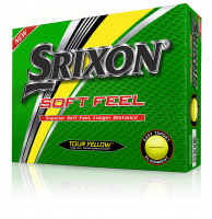 Srixon Soft Feel Golf Balls - Yellow Photo