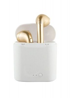 TWS i7s Wireless Earbuds - Gold Photo