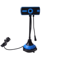 360 Degree Rotating USB Live Stream Web Camera with a Microphone for PC Photo