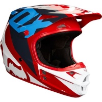 Fox Racing Fox V1 Race Red Helmet Photo