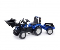 Falke Tractor With Front Loader And Trailer Photo