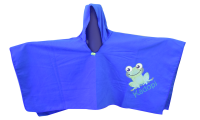 ThatGr8 Kadopi Frog - Blue - Kids Hooded Microfibre Towel Photo