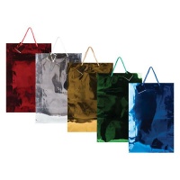 Bulk Pack x 10 Metallic Paper Gift-Bags Jumbo - 33 x 45cm Photo