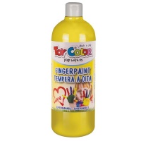 Toy Color Superwashable Finger Paint: Yellow - 1000ml Photo