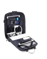 Tuff Luv TUFF-LUV Anti-theft 16.5 Waterproof 600D Nylon Travel Backpack - Black Photo