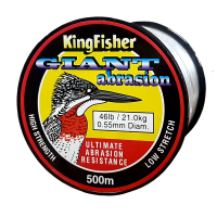 Kingfisher Giant Abrasion Nylon .55MM 21KG/46LB Colour Clear 500m Spool Photo