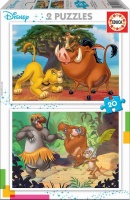 Educa Disney Animals - 2 x 20 Piece Photo