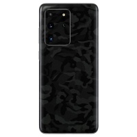 WripWraps Black Camo Vinyl Wrap for Samsung S20 Ultra - Two Pack Photo