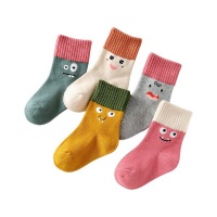 5 Pair - Funky Cotton Girls' Socks Photo