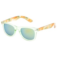 Lespecs Wayfarer Ladies Sunglasses - Crystal Green Photo