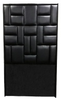 Decorist Home Gallery Modern - Black Leather Headboard Single Size Photo