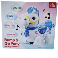 SourceDirect - Baby Toy Bump & Go Battery Operated - Small Pony - 3 years Photo
