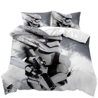 STAR WARS Storm Trooper 3D Printed Double Bed Duvet Cover Set Photo