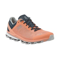 On Shoes - CloudSurfer Coral Navy - Women - Road Running Performance Photo