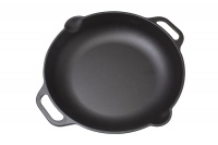 Victoria Cookware Victoria Enamelled Cast Iron Skillet with Helper Handles Photo