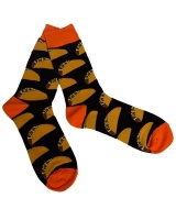 SKA Fashion Socks Tacos Black- Size 41-46 Photo