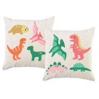 PepperSt – Scatter Cushion Cover Set – Dinosaurs Photo