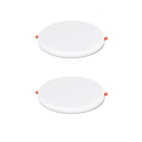 Dr Light Pack of 2 Super Bright Adjustable 18W Panel Lights - Cool White Photo