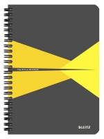 Leitz : A5 Ruled Office N/book Wire Bound - Yellow Photo