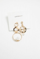 Women's Superbalist Monica Mismatched Earrings-Gold Photo