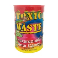 Toxic Waste Sour Candy Tie Dye Money Bank 84g Photo
