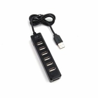 ZATECH 7 Ports USB 2.0 HUB Single Switch - 480Mbps Photo