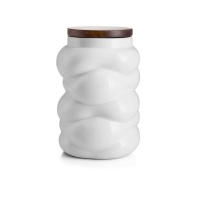 Carrol Boyes Ceramic Canister with Lid - Wound Up Photo
