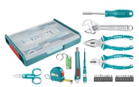 Total Tools 29 Piece Household Tool Set - Stackable Box Photo
