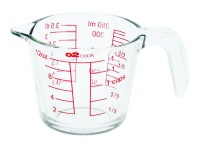 O2 Cook 350ml Measuring Cup Lime Glass Photo