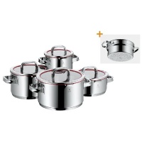 WMF Function Cookware Set 4 Piece Stainless Steel Free Streaming Insert Photo