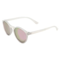 Kagiva's Round Vintage Polorized Women Sunglasses - White Photo
