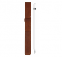 Decoded Leather Apple Pencil Sleeve - Brown Photo