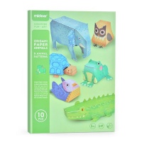 Mideer 3D Animal Themed Origami Paper Craft Set Photo