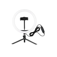 10" Dimmable LED Ring Light Camera Tripod Stand Cell Phone Holder Photo