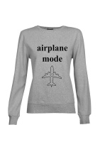 Love Sparkles Love & Sparkles Airplane Mode Ladies pullover travel sweater Photo
