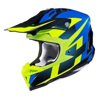 HJC Helmets HJC I50 Argos Blue/Yellow Helmet Photo