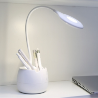 JB LUXX 5W Stylish Flexible Desk Light with Touch Sensor - White Photo