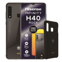Hisense Infinity H40 Rock 128GB Single & Battery Armour - Black Cellphone Photo