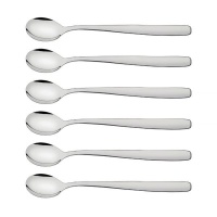 Tramontina 6 Piece Latte Spoon Set - Stainless Steel Dishwasher Safe Photo