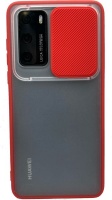 Happy Dayz Huawei P40 Frosted Slider Cover Red Photo