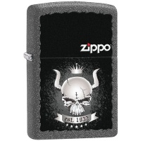 Zippo Lighter - ZL 211 Skull Crown Lighter Photo