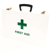 First Aid Kit Government Regulation 7" White Mountable Box Photo