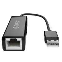 Orico USB2.0 Fast Ethernet Adapter - Black Photo