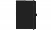 CTP Printers A6 192 Page Dotted Journal With Elastic Closure - Black Photo